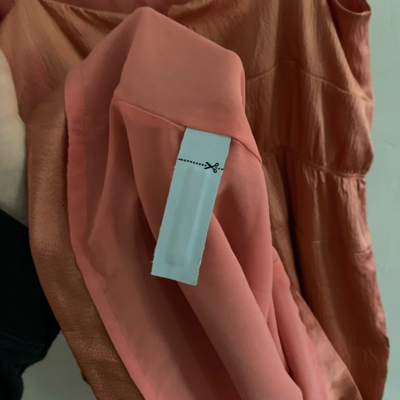 J. Crew • burnt orange silky serenade mini dress 2 - Picture 4 of 5